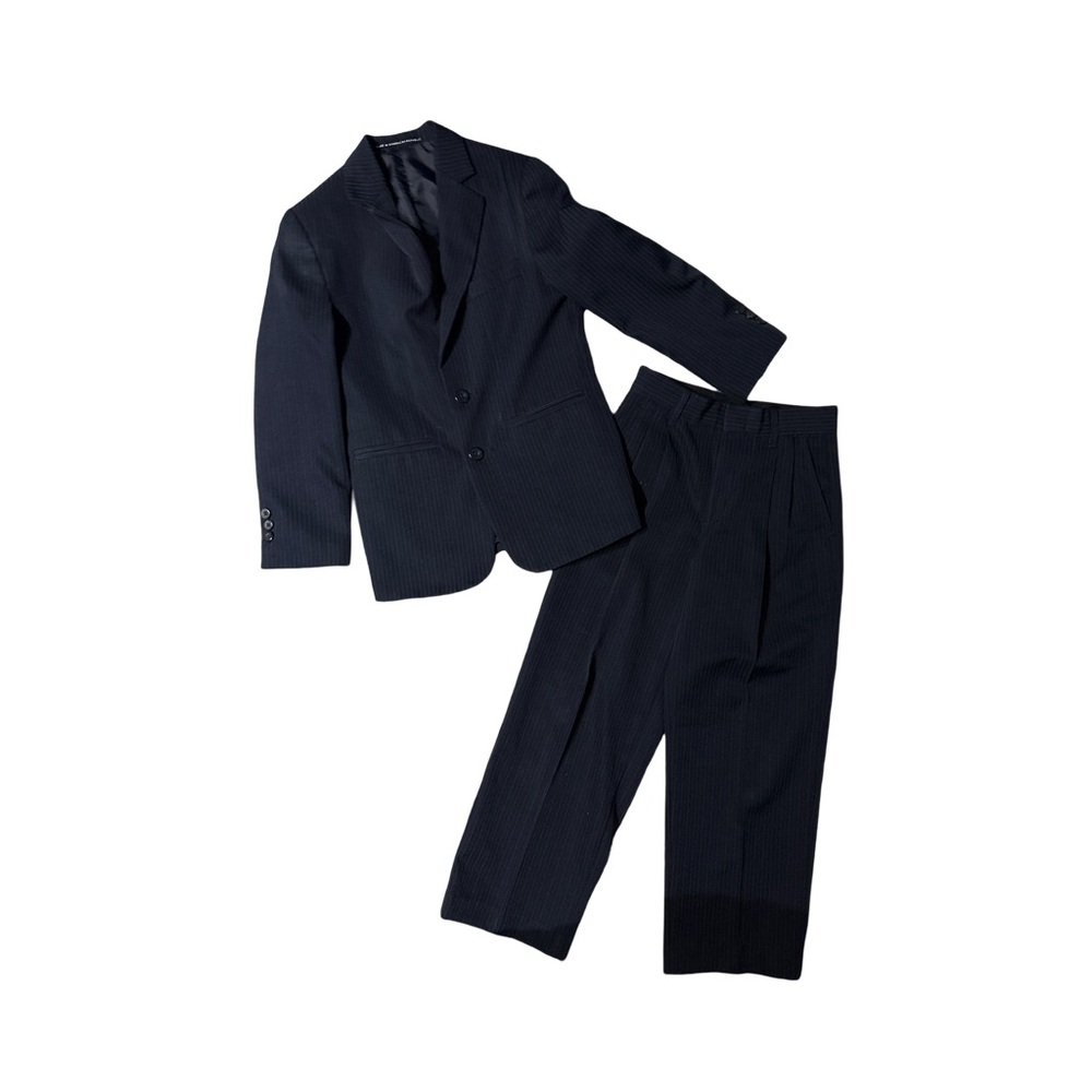 Dockers Kids dark navy pin stripe Suit Blazer and Pants - size 8Y